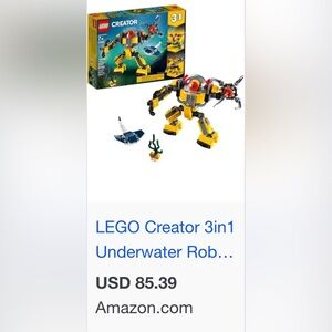 Part of Lego 31090 set